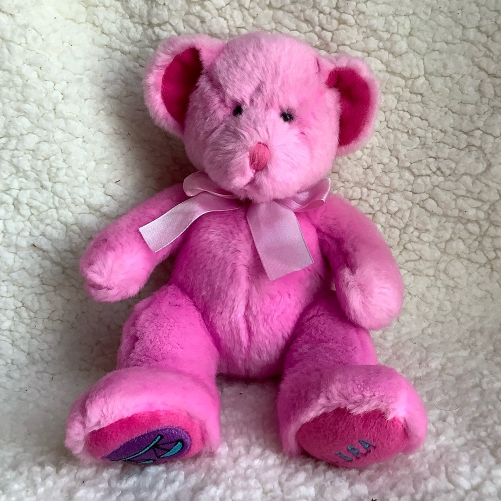 Russ Pink Libra Plush Bear Stuffed Animal